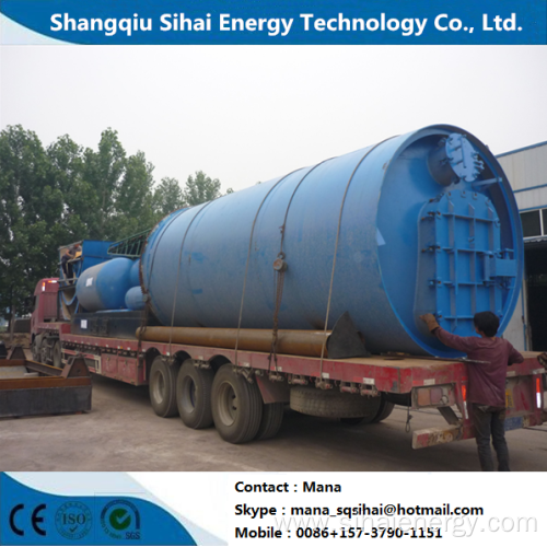 Eco-friendly top safety waste tyre pyrolysis machine